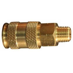 HI-FLO V-STYLE 'A,M,V' 1/4" MNPT BRASS BODY